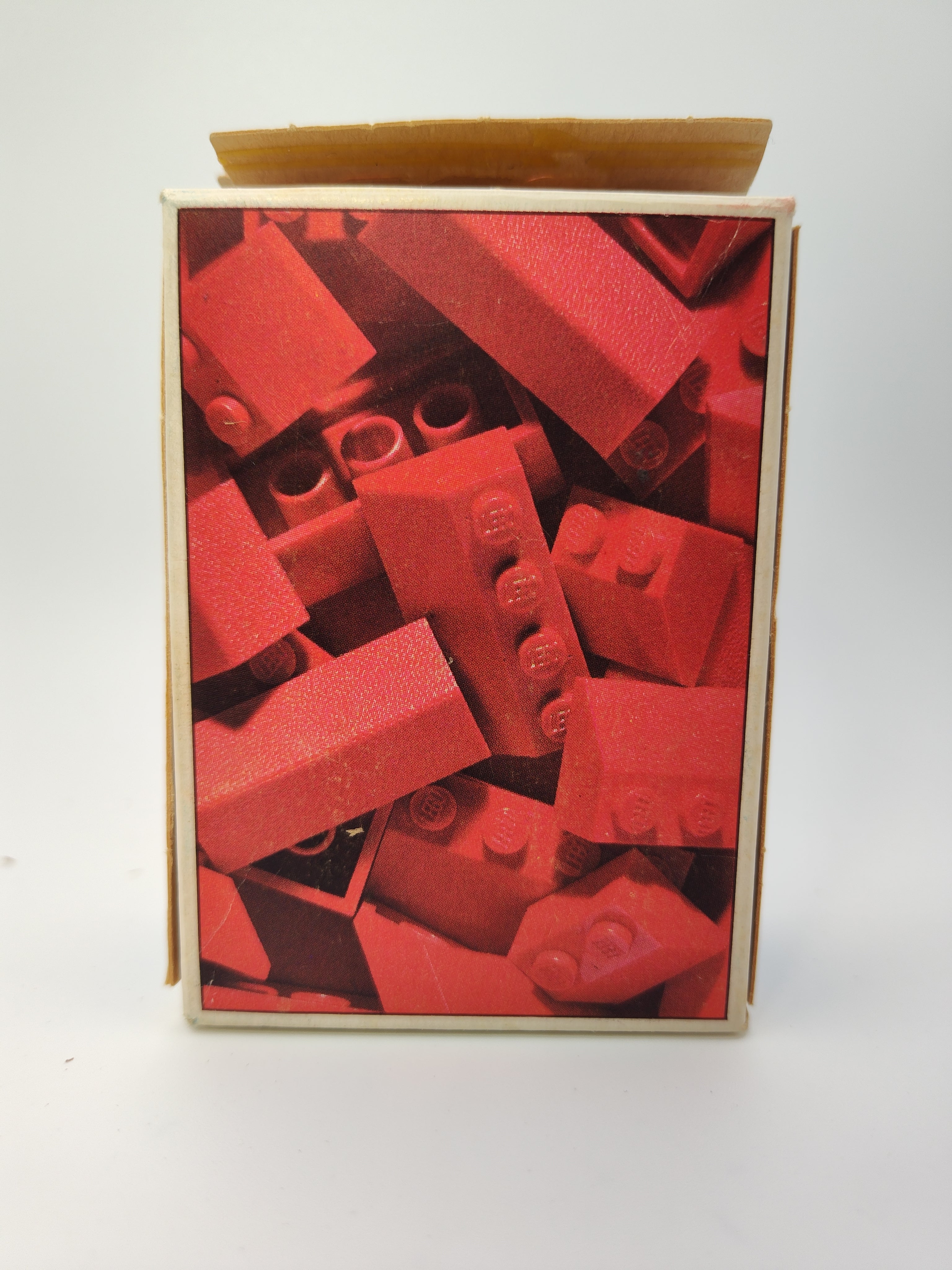 Sloping Bricks Set 980-1, 23 sloping bricks, including roof peak bricks, Red – United ...