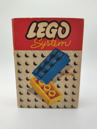Set 282-1, 2 x 2 Sloping Roof Bricks, Red Building Kit LEGO®   