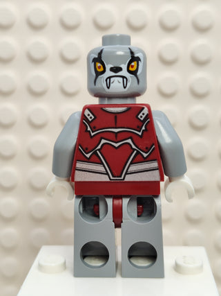 Worriz - Flat Silver Armor and Cape, loc038 Minifigure LEGO®   
