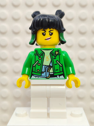 Mei - Bright Green Jacket, mk071 Minifigure LEGO®   