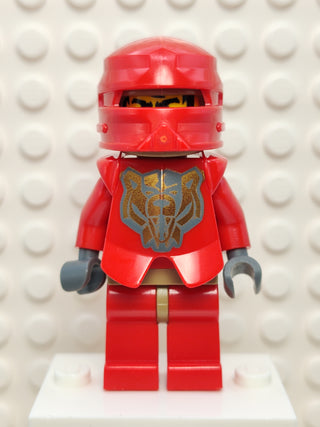 Santis with Gold Pattern Armor, cas267a Minifigure LEGO® Minifigure Only, no sword or shield  