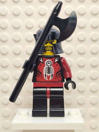 Knights Kingdom II, Shadow Knight, Le Chevalier Des Ombres, cas257 Minifigure LEGO® With Axe  