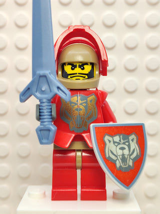Santis with Gold Pattern Armor, cas267a Minifigure LEGO® With Sword and Shield  
