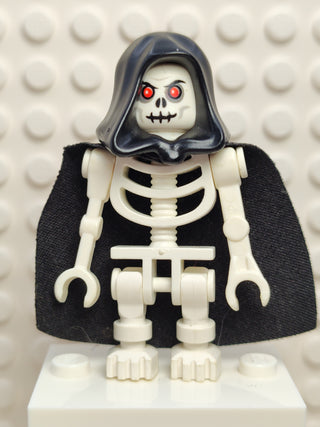 Skeleton Warrior 6 - Hood and Cape, cas378 Minifigure LEGO® Minifigure Only, no sword or knife  