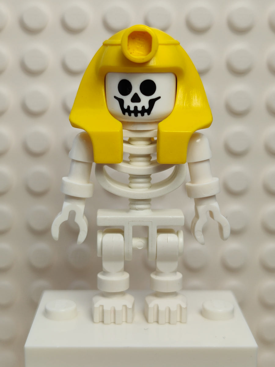 Lego Skeleton (Yellow Mummy Headdress), gen008
