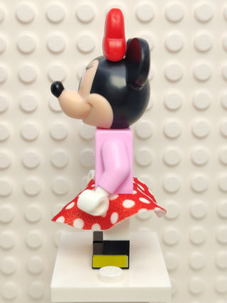 Minnie Mouse - Bright Pink Jacket with Red Bow, dis074 Minifigure LEGO®   