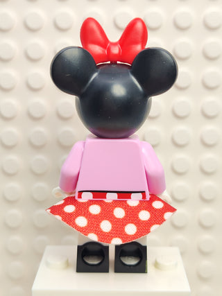 Minnie Mouse - Bright Pink Jacket with Red Bow, dis074 Minifigure LEGO®   