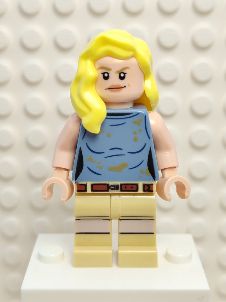 Lego Dr. Ellie Sattler - Sand Blue Sleeveless Shirt, jw110