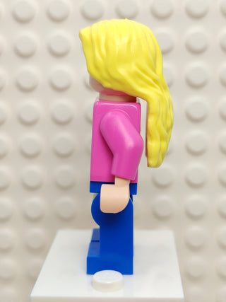 Luna Lovegood - Dark Pink Jacket, hp386 Minifigure LEGO®   