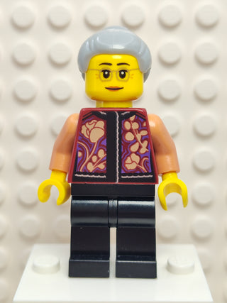 Grandmother - Floral Shirt, hol220 Minifigure LEGO®   