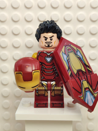 Iron Man - Mark 85 Armor, sh731 Minifigure LEGO® With Helmet, Hair and Shield  