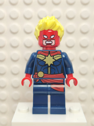 Captain Marvel, sh226 Minifigure LEGO® With Masked Head  
