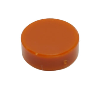 Tile Round 1x1, Part# 98138 Part LEGO® Dark Orange  