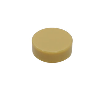 Tile Round 1x1, Part# 98138 Part LEGO® Tan  