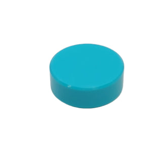 Tile Round 1x1, Part# 98138 Part LEGO® Bright Light Blue  