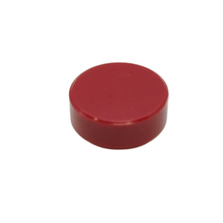 Tile Round 1x1, Part# 98138 Part LEGO® Dark Red  