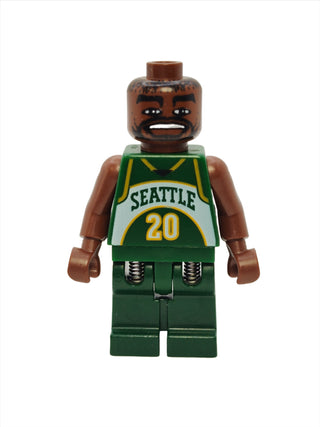 NBA Gary Payton Seattle SuperSonic #20, nba009 Minifigure LEGO®   