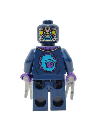 Wolf Mask Warrior - Dark Blue and Dark Azure Mask, njo857 Minifigure LEGO®   