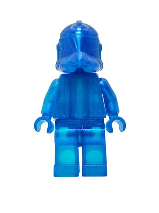 Prototype Monochrome Satin Trans-Dark Blue Clone Trooper Minifigure LEGO®   