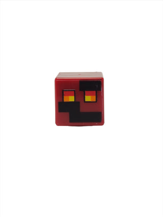 Minecraft Magma Cube - Minifigure Head, 19729pb020 Minifigure LEGO®   