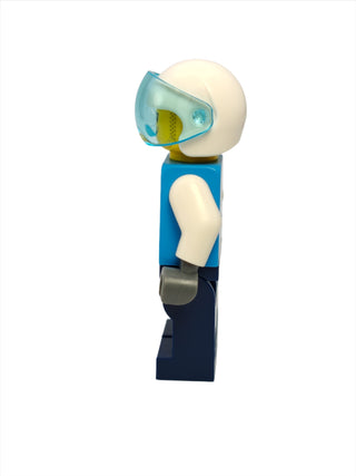 Stunt Plane Pilot - Male with Dark Azure Jacket, cty1397 Minifigure LEGO®   