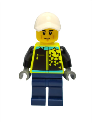 Sports Car Driver - Male Neon Yellow Jacket, cty1524 Minifigure LEGO®   