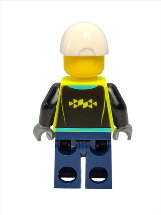 Sports Car Driver - Male Neon Yellow Jacket, cty1524 Minifigure LEGO®   