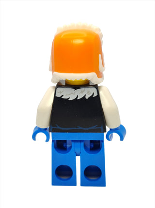 Man with Orange Ushanka Hat and Black Ice Planet Coat, hol269 Minifigure LEGO®   