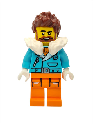 Arctic Explorer Captain - Male with White Fur Collar, cty1612 Minifigure LEGO®   