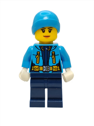 Arctic Explorer - Female with Dark Azure Beanie, cty0931 Minifigure LEGO®   