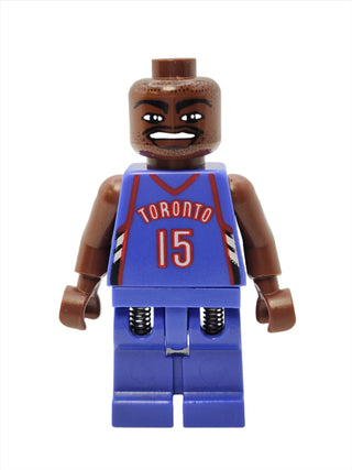 NBA Vince Carter - Toronto Raptors #15 (Road Uniform), nba007 Minifigure LEGO® Like New