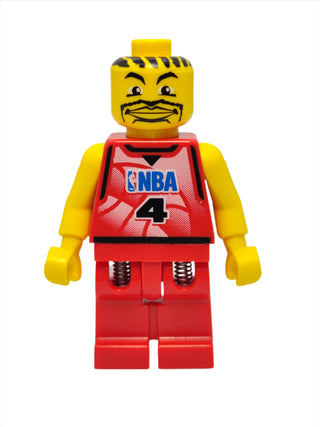 NBA Player - Number 4 with Red Legs, nba044 Minifigure LEGO®   