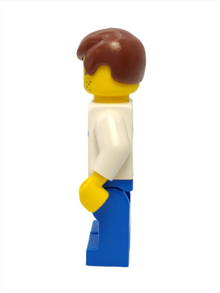 Soccer Player White & Blue Team #4, soc082 Minifigure LEGO®   