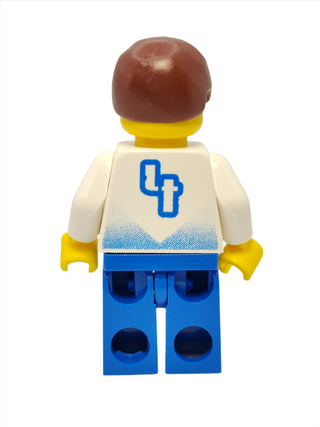 Soccer Player White & Blue Team #4, soc082 Minifigure LEGO®   