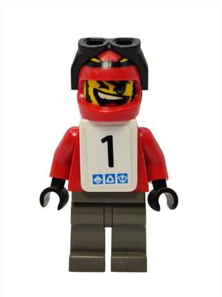 Snowboarder - Number 1 Sticker on Both Sides, gg005s Minifigure LEGO®   