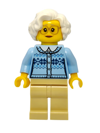 Grandmother - Fair Isle Sweater, cty0660 Minifigure LEGO®   