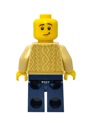 Male with Tan Knit Sweater, twn388 Minifigure LEGO®   