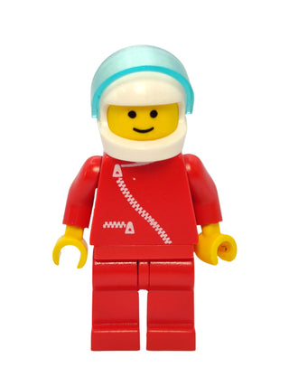 Jacket with Zipper - White Helmet, zip009 Minifigure LEGO®   