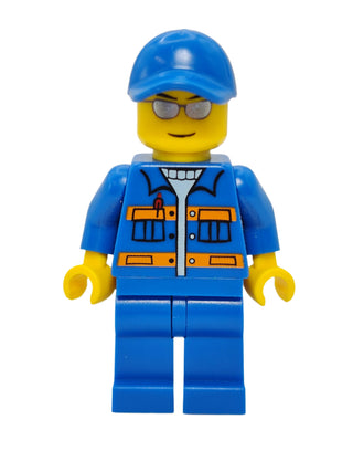 Blue Jacket with Pockets and Orange Stripes, cty0148 Minifigure LEGO®   