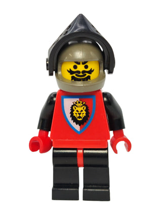 Fright Knights, Dark Gray Helmet with Black Visor, Lion Crest, cas551 Minifigure LEGO®   