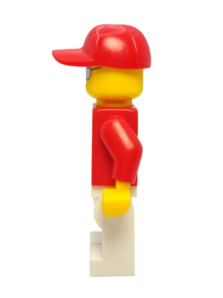 Paramedic Male - Red Uniform with Red Short Bill Cap, cty0608 Minifigure LEGO®   