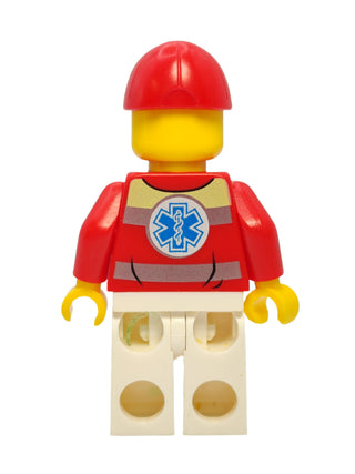 Paramedic Male - Red Uniform with Red Short Bill Cap, cty0608 Minifigure LEGO®   