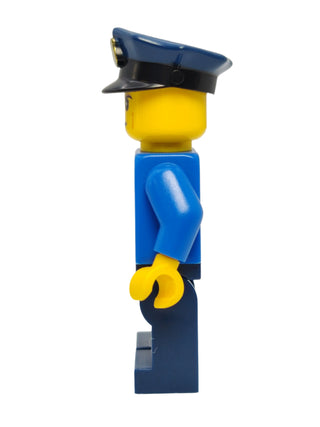 Police City Officer - Police Hat and Cheek Lines, cty0458 Minifigure LEGO®   