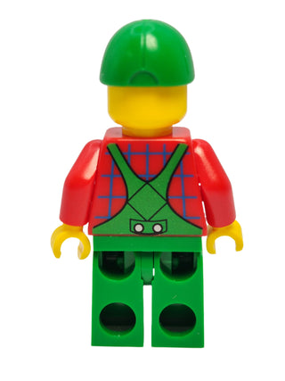 Overalls Farmer Green - Brown Moustache and Goatee, cty0499 Minifigure LEGO®   