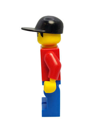 Red Jacket with Zipper Pockets and Classic Space Logo - Black Cap, twn027 Minifigure LEGO®   