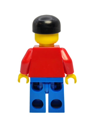 Red Jacket with Zipper Pockets and Classic Space Logo - Black Cap, twn027 Minifigure LEGO®   