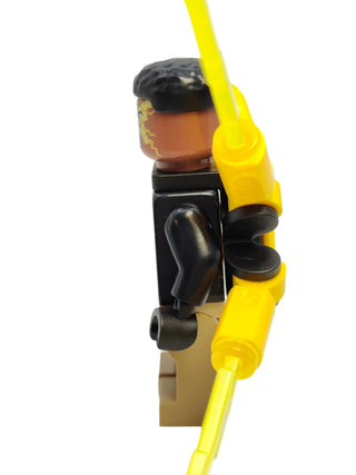 Electro - Black and Dark Tan Outfit with Small Electricity Wings, sh0945 Minifigure LEGO®   