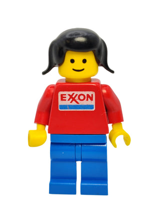 Exxon - Black Pigtails Hair, exx001 Minifigure LEGO®   