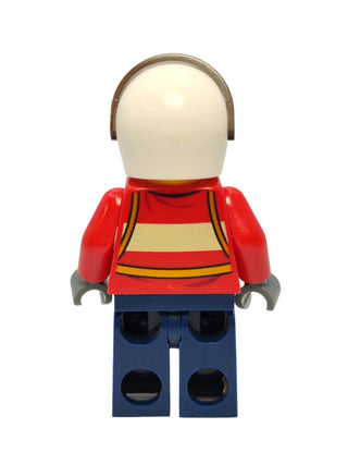 Pilot Male - Red Fire Suit with Carabiner White Helmet and Orange Sunglasses, cty0278 Minifigure LEGO®   