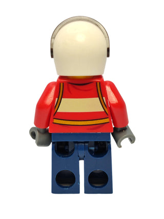 Pilot Female - Red Fire Suit with Carabiner and White Helmet, cty0280 Minifigure LEGO®   